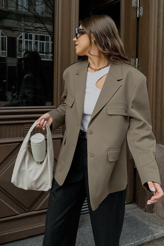 Manteau blazer chic et décontracté