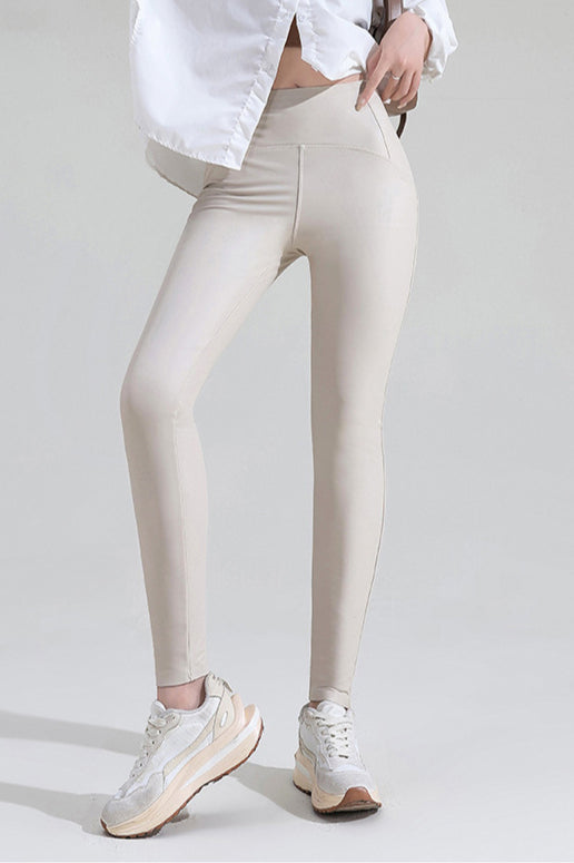 Fleece Lined Faux Leather Leggings