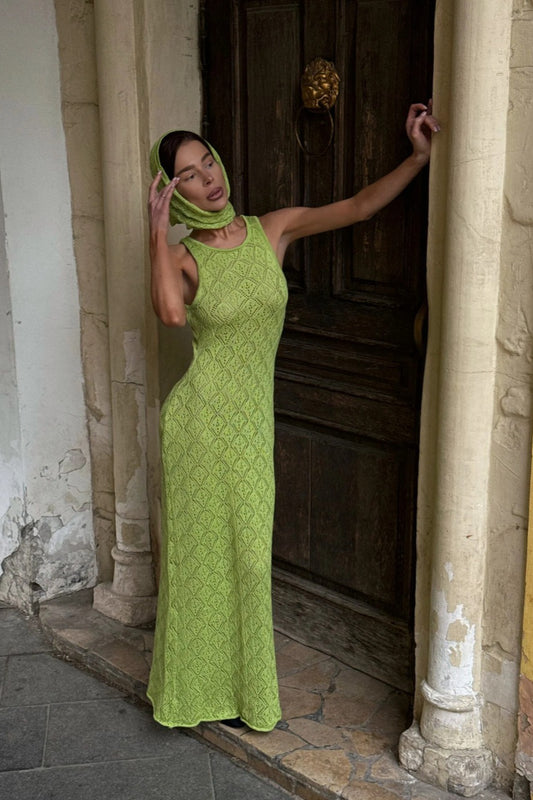 Robe bohème transparente style resort