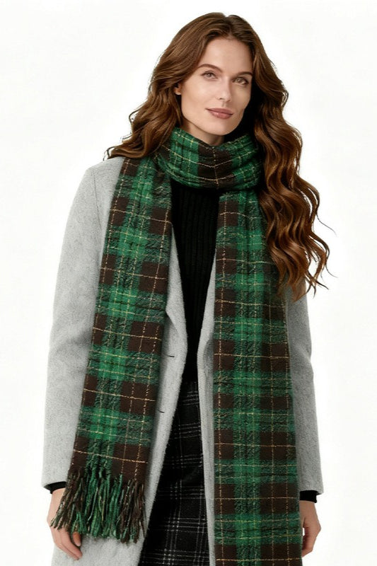 Checkered Warm Scarf