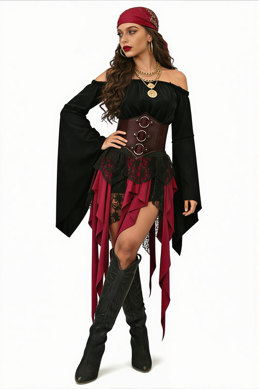 Medieval Pirate Shirt Costume Dress