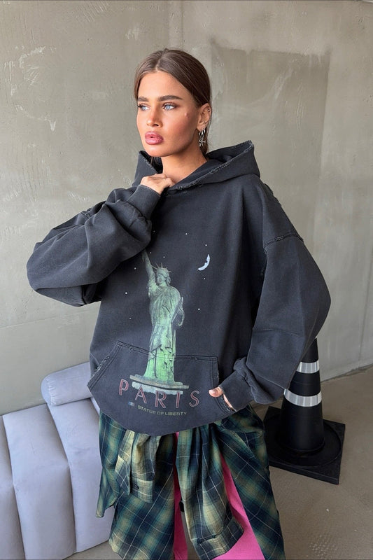 Sweat à capuche en coton de haute qualité