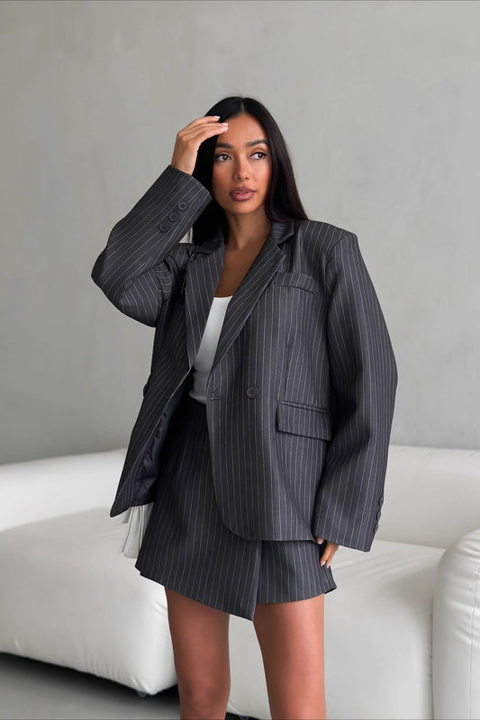 Ensemble blazer et short élégant deux pièces