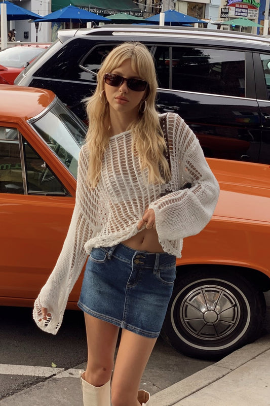 Couverture de vacances en crochet ajouré