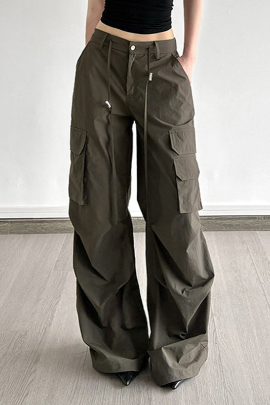 Pantalon cargo ample style streetwear vintage
