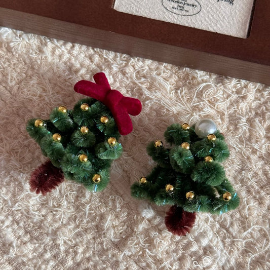 Handmade Pipe Cleaner Tree Retro Hair Accessory