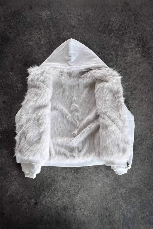 Sweat à capuche minimaliste double couche