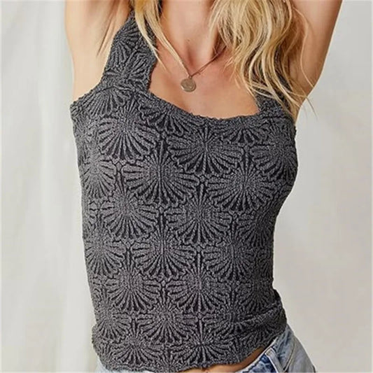 Haut court carré Love Letter