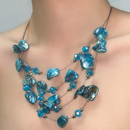 Shell Irregular Boho Minimal NeckLace