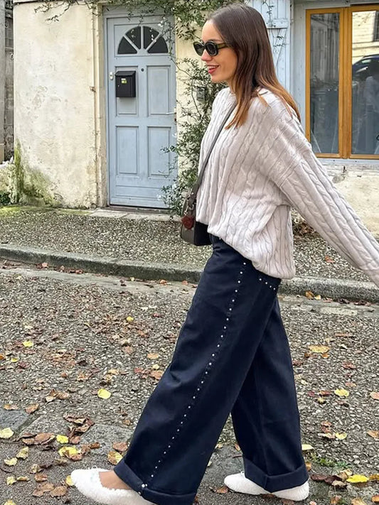 Warm Thick Round Neck Pullover Sweater