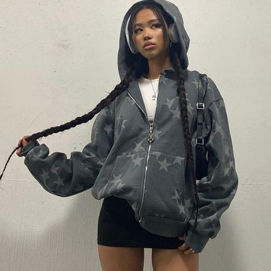 Vintage Star Graphic Hoodies Sweatshirts & Hoodies-L