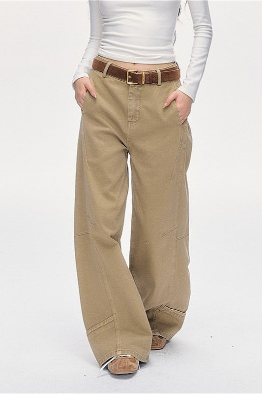 Jean ample vintage à jambe arc