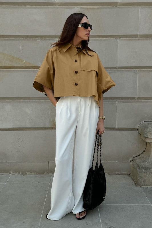 Chemisier ample et décontracté pour les déplacements quotidiens