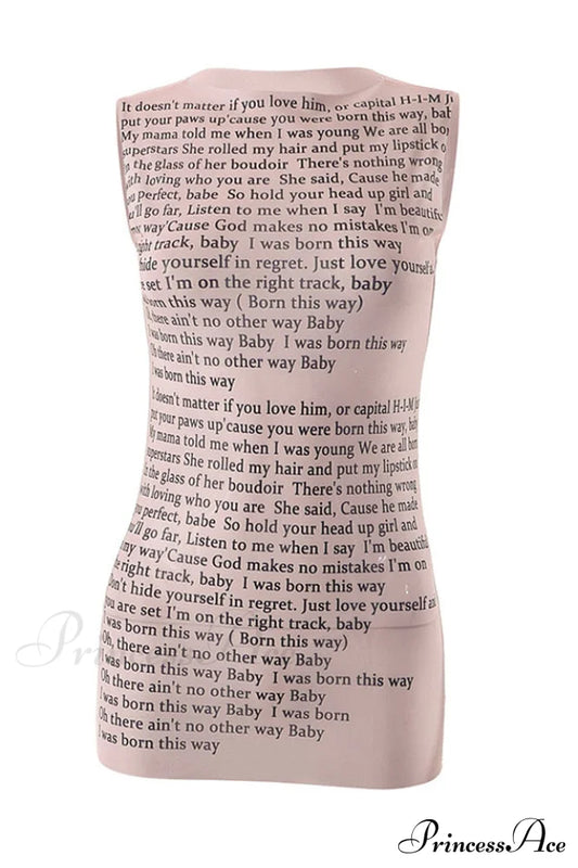 Born this Way Sleeveless Top | Dress In Beauty