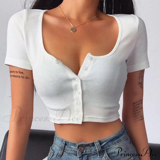 Corset Skinny Knitted Tee