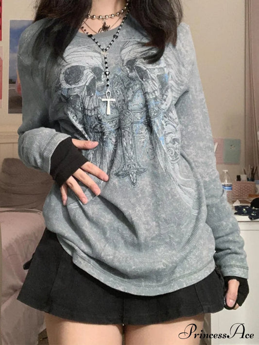 Cross Ribbed Graceful Two Piece Set Long Sleeves