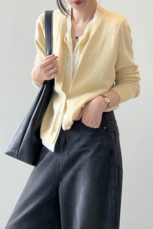 Color Block Layered Cardigan