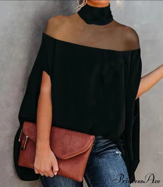 Deyan Blouse Black / M Tops & Blouses