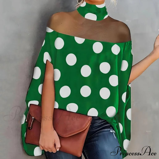 Deyan Blouse Green / M Tops & Blouses