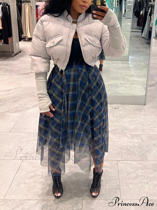 Collier à double croix gracieuse