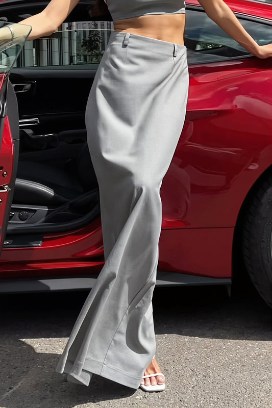 High Waist Mermaid Maxi Skirt