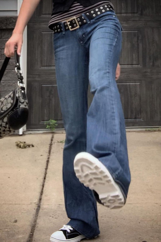 Jean évasé élégant pour femme