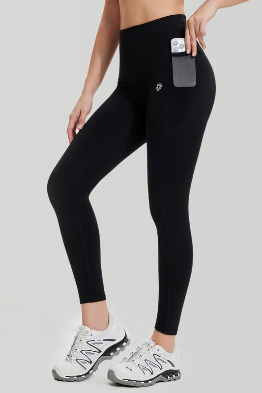 Thermal High-Rise Fleece Lined Running Yoga Leggings