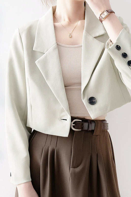 Short Length Relaxed Blazer