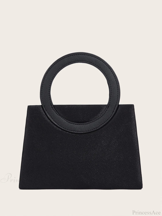 Fashion Elegant Luxury Clutch Evening Party Banquet Shoulder Bag BLACK clutchbag-250126