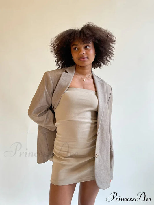 Forever Elegant Blazer Oat 4 Days / 00 Xxs Grey