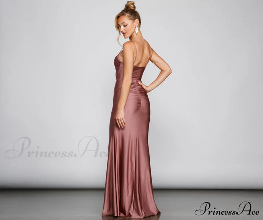 Hazel-Anne Formal Stylish Ruched Mermaid Dress S.o. Long Dresses