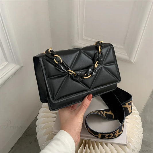 Luxury Designer Crossbody Shoulder Handbag Black handbag-250126