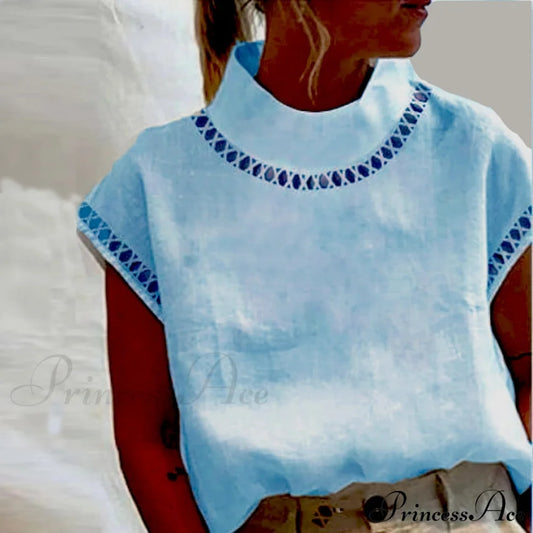 Nicolette Blouse Light Blue / S Tops & Blouses