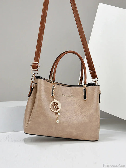 Pure Color Simple Senior Women’s Crossbody Handbag handbag-250126