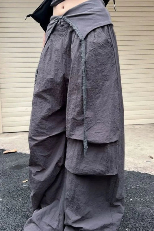 Retro Jazz Dance Loose Fit Cargo Pant