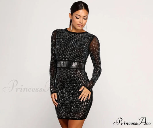 Seemingly Stunning Mini Dress - Lady Occasions