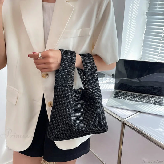 Sequin Rhinestone Sparkly Evening Wristlet wristlet-250126