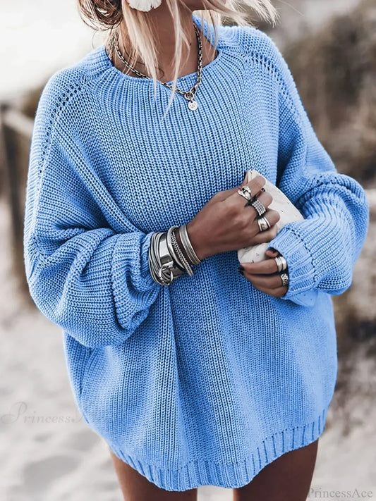Simple Knit Elastic Winter Sweater