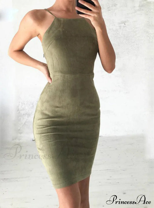 Slim Bodycon Club Wear Dress - Sleeveless S / Red Black Bodycon Dress