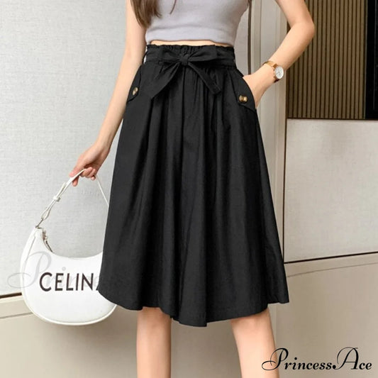 Slim Casual Trousers Shorts Black / S