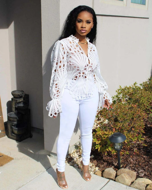 Suzanna Lace Top Tops & Blouses