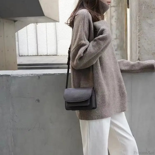 Turtleneck Cashmere Thickened Sweater