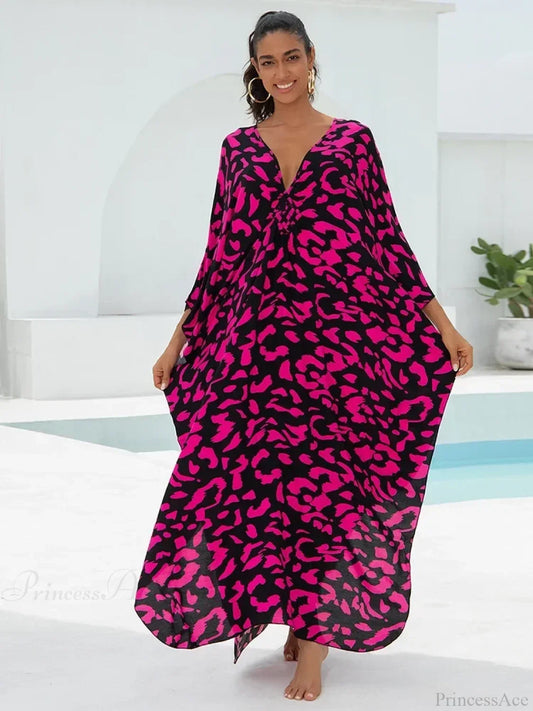 Zebra Stripes Long Dress Cover Up color25 / One Size