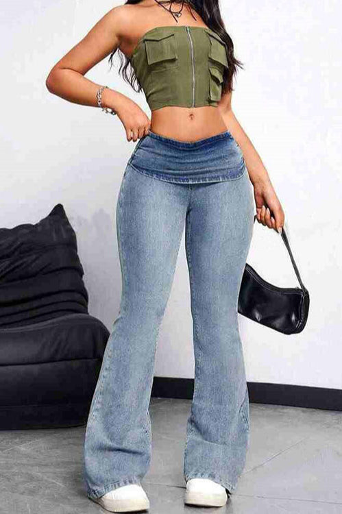 Sexy Body Shaping Flare Jeans