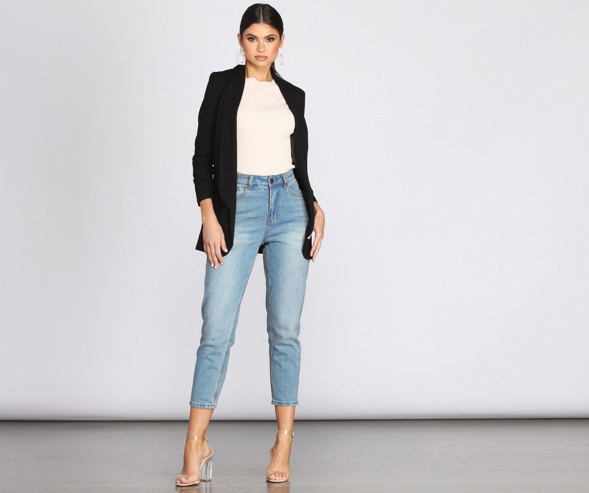 Boyfriend Blazer - Set The Rules Casual Woven Jackets