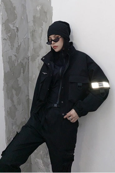 Cropped Street Utility Jacket