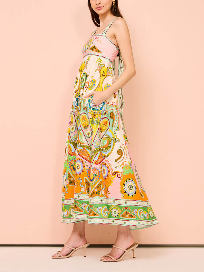 Camisole Unique Holiday Charming Print Madi Dress Dresses