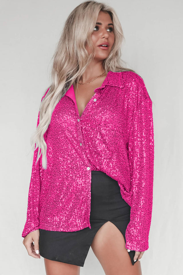 Attention Seeker Sequin Top | Dress In Beauty