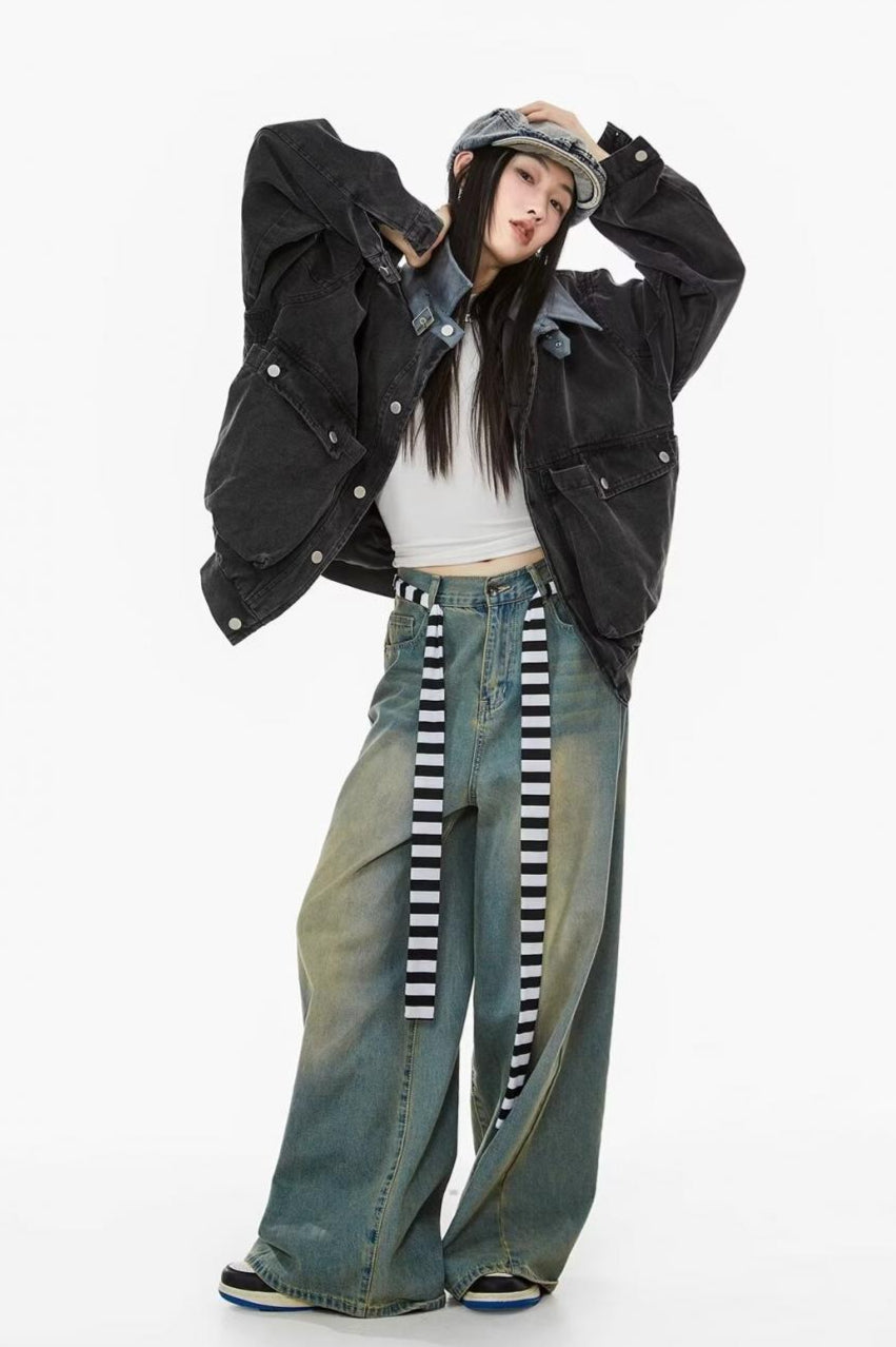 Relaxed Fit Workwear Pocket Jacket