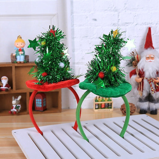 Star Santa Hat Party Decorative Hair Accessory